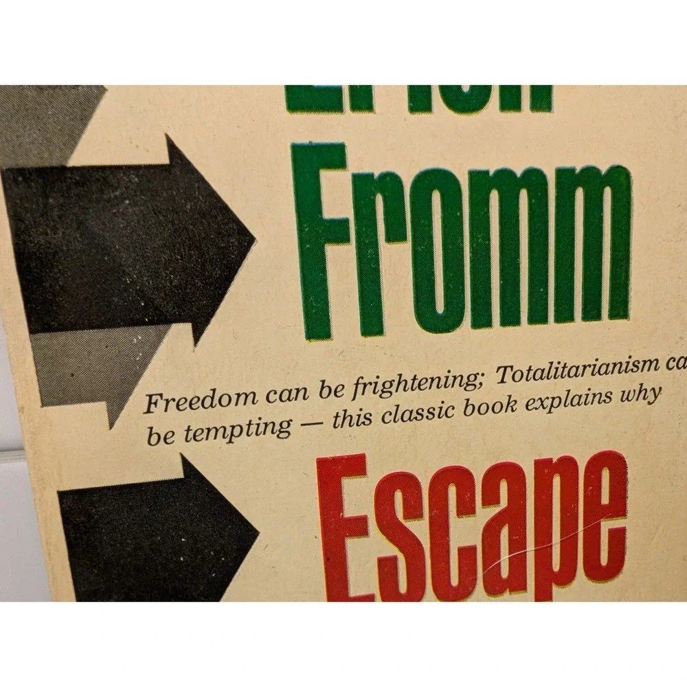 Escape From Freedom Erich From 1965 Paperback‎ - Discus Books